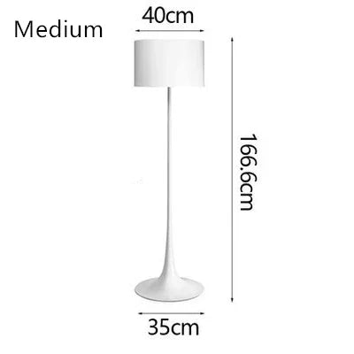 Axyaa Nordic Minimalist LED Floor Lamp for Living Room, Bedroom & Study