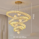Axyaa Crystal Chandelier Pendant Light for Living Room Dining Room Ceiling