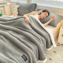 Axyaa Milk Velvet Queen Size Bed Blanket for Warmth & Comfort