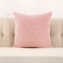 Axyaa Corduroy Corn Kernel Throw Pillowcase - Supersoft Cushion Cover for Home Sofa