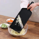 Axyaa Stainless Steel Vegetable Grater & Chopper Board Set