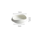 Axyaa Ceramic Main Dish Plate for Hotel and Home - Stylish Tableware for Dining