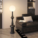 Axyaa Minimalist LED Floor Lamp - Remote Control Dimming Vertical Light