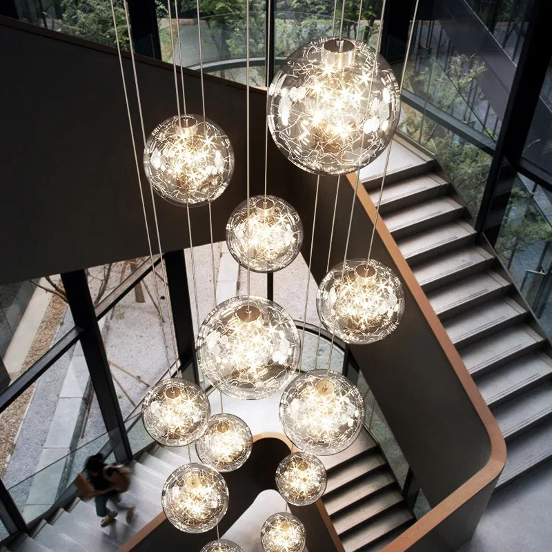 Axyaa Starry Sky Pendant Light for Modern Luxury Living Room Lighting
