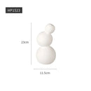 Axyaa Nordic White Vases | Pottery Vases for Living Room Decor | Porcelain Vases for Artificial Flowers