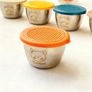 Axyaa Stainless Steel Seasoning Container with Leak-proof Lid