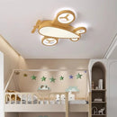Axyaa Kids Airplane LED Ceiling Light, Nordic Modern Helicopter Chandelier for Youth Room