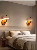 Axyaa Wabi Sabi Stone Wall Lamp: French Retro Minimalist Design for Bedroom, Staircase & Hallway