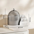 Axyaa 360 Rotating Makeup Organizer with Lid - Cosmetic & Skincare Storage Container
