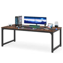 Axyaa Executive Office Workstation Desk - 70.8" Modern Computer Table for Study and Work