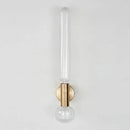 Axyaa Stainless Steel Glass Wall Lamp for Living Room and Bedroom