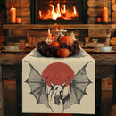Axyaa Bat Sun Hand Table Runner for Farmhouse Dining and Wedding Party Decor