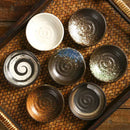 Axyaa Ceramic Seasoning Dish Set - 3 Inch Round