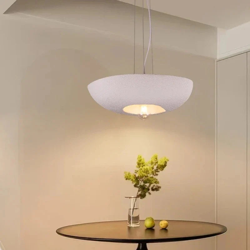 Axyaa Black Pumpkin Japanese Style Ceiling Chandelier - Modern Round Pendant Lamp