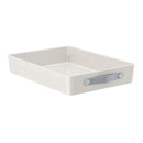 Axyaa Kitchen Cabinet Organizer Tray with Slide-Out Drawer and Handle