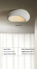 Axyaa Wabi Sabi Nordic E27 Ceiling Chandelier for Home Living Room Art Deco Lighting