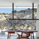 Axyaa Leather Belt Chandelier: Modern Minimalist Pendant Light for Home Living Room
