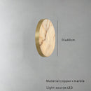 Axyaa Luxury Marble Ceiling Lamp Black Gold Modern Home Decor