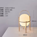 Axyaa Chinese Style Solid Wood Floor Lamp - Creative Lighting Fixture