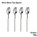 Axyaa Gold Cutlery Set Stainless Steel 304 Tableware Knife Fork Spoon Dinner Set