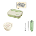 Axyaa Stainless Steel Bento Lunch Box Set - Large Capacity with Tableware