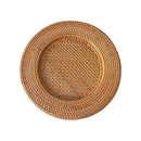 Axyaa Rattan Storage Tray: Handmade Creative Organizer for Home and Dining Décor