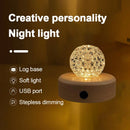 Axyaa Sunset Water Ripple Crystal Lamp for Bedroom Decoration & Gift