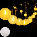Axyaa Solar Lantern String Lights: Waterproof Fairy Garden Decor for Christmas Wedding Party