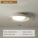 Axyaa Modern White LED Pendant Ceiling Light - Nordic Metal Design