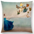 Axyaa Elegant Swan Moon Night Cushion Cover 45*45cm