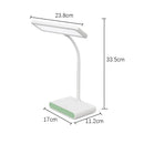 Axyaa LED Touch Desk Lamp - Rechargeable, Adjustable, Bedroom Reading Light