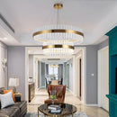 Axyaa Luxury Crystal Chandelier for Living Room Dining Home Decor