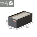 Axyaa Clothing Organizer Box for Drawer Storage Organizing Pants, Underwear, Socks