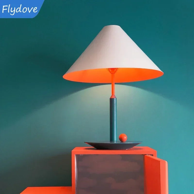 Axyaa Nordic Metal Desk Lamp with E27 Led Bulb