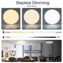 Axyaa Smart RGB WiFi Ceiling Light with Voice Control for Bedroom Decoration
