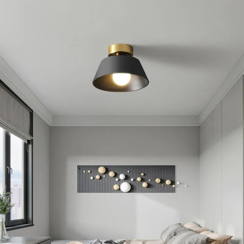 Axyaa Rustic LED Ceiling Lamp for Home Decor and Indoor Lighting
