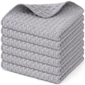 Axyaa Microfiber Dishcloth Set of 6 for Home Cleaning and Polishing