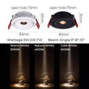 Axyaa LED Recessed Ceiling Downlights for Cabinet Display, Bedroom, Hallway, Foyer Spotlight