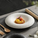 Axyaa Ceramic Western Food Plate Set for Steaks, Desserts, and Salads