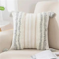 Axyaa Boho Tufted Tassel Woven Cushion Covers Set - Set of 2
