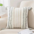 Axyaa Boho Tufted Tassel Woven Cushion Covers Set - Set of 2