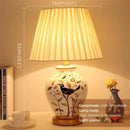 Axyaa Contemporary Ceramic Table Lamp for Living Room Bedroom, Hotel Decor