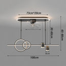 Axyaa Modern Ceiling Fan with LED Light & Control - Bedroom & Living Room Lighting