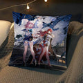 Axyaa Star Rail Square Cushion Cover - Luxury Sofa Decor & Wedding Gift