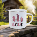 Axyaa Couple Bear Enamel Mug - Valentine's Coffee Cup Gift