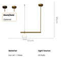 Axyaa Modern LED Pendant Lights for Home Decor and Lighting