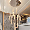 Axyaa Modern Stair Chandelier Pendant Ceiling Light