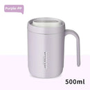 Axyaa Grey Creative Coffee Cup Large Capacity Portable Drinking Mug