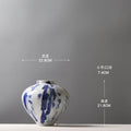 Axyaa Ceramic Vases: Chinese-style Decorative Handicrafts for Living Room Flowers