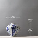 Axyaa Ceramic Vases: Chinese-style Decorative Handicrafts for Living Room Flowers